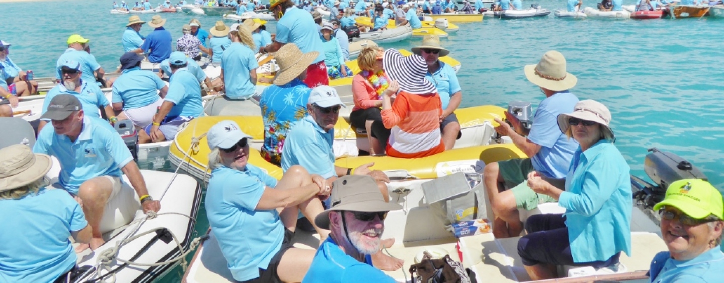 200 Boats to Party at Shag Islet