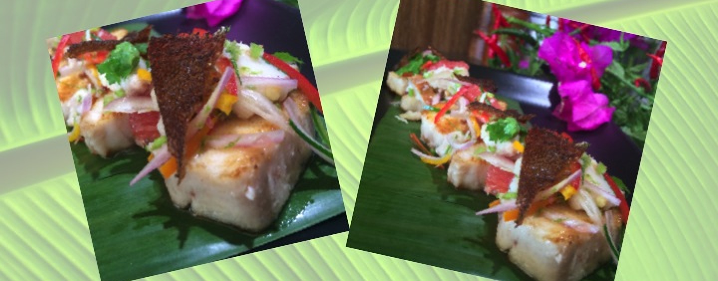 Thai Smoked Fish Salad and Fish Skin Crackling