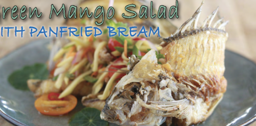 Green Mango Salad With Panfried Bream