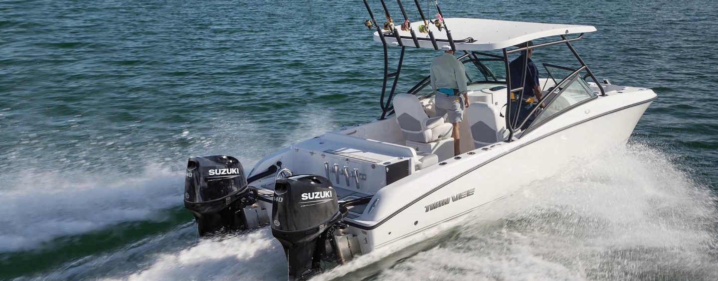 DRIVE-BY-WIRE TECHNOLOGY – FIRST IN THEIR CLASS OUTBOARDS – DF115BG / DF140BG FOUR-STROKE
