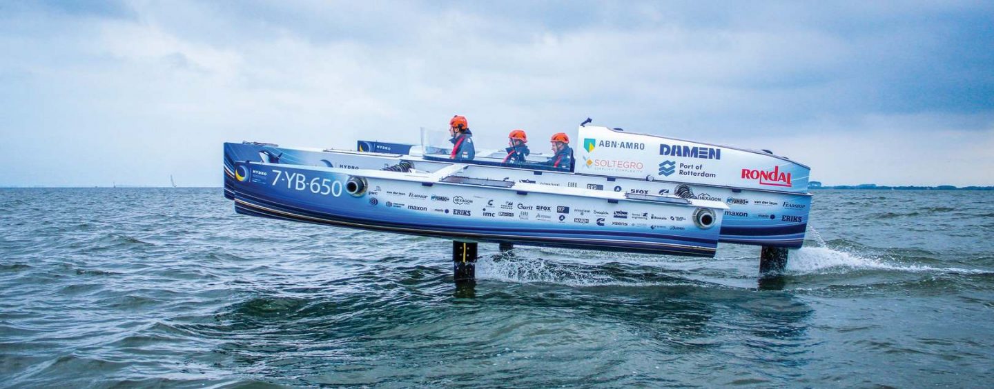 The world’s first flying hydrogen-powered boat
