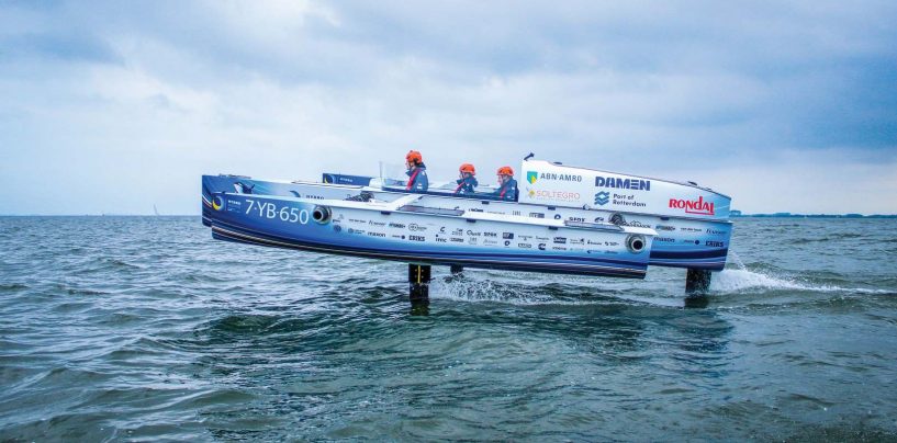 The world’s first flying hydrogen-powered boat