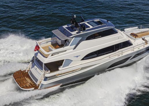 RIVIERA FLAGSHIP 78 MOTOR YACHT PREMIERE at SANCTUARY COVE BOAT SHOW