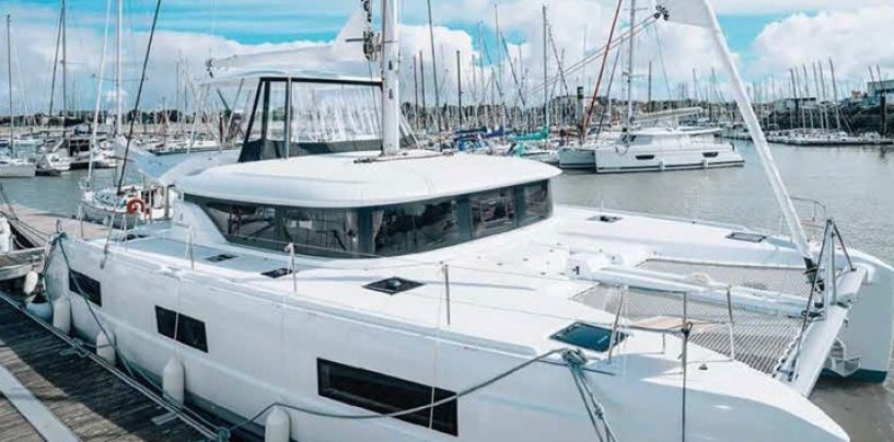 FURLING BOOM SYSTEM – First Ever Production By Lagoon Catamarans