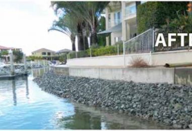 Alan Davis Specialist in ….. REVETMENT WALL CONSTRUCTION & REPAIR